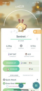 Pokemon Go - Shiny Sentret