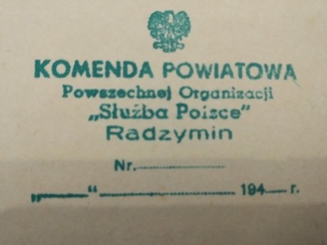 Komenda Powiatowa Służba Polsce Radzymin i Tłuszcz