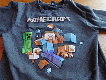 Bluza bawełniana Minecraft 9-10 lat