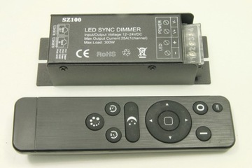 Ściemniacz LED mono radiowy SZ100 12-24V DC 25A 