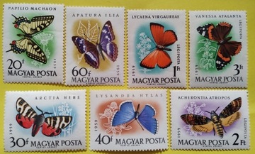 Znaczki pocztowe tematyczne - motyle