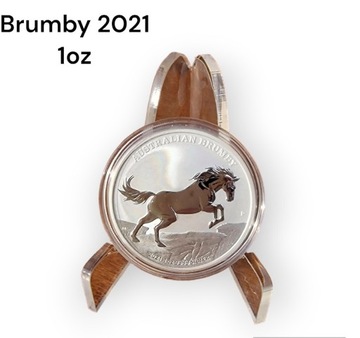 Brumby 2021 1 oz srebro 9999