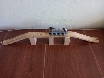 Drewniany Pociąg Spencer Z Mostem Brio