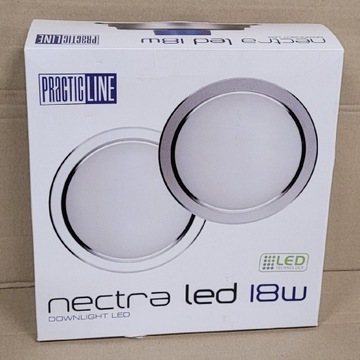 Lampa LED wpuszczana w sufit Nectra 18W