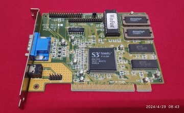 Retro karta graficzna  S3 Trio64V+ 2Mb PCI