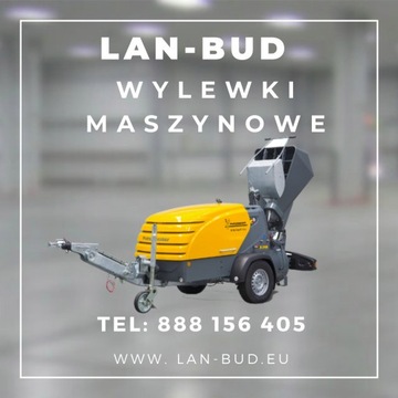 Wylewki maszynowe Lan-Bud – idealnie równy poziom.