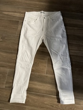 Zara - białe jeansy skinny 46 Ideał! 