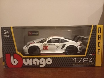 Bburago Porsche 911 RSR,skala 1:24.