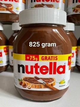 NUTELLA krem czekoladowy 825 gram z Niemiec