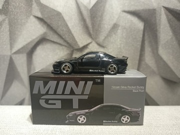 Mini GT Nissan Silvia Rocket Bunny Black Pearl 