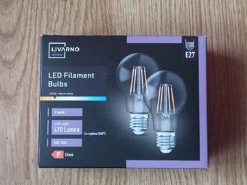 Żarówki Livrano  Home  Led E27, 2-pak