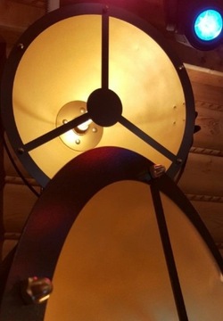 Lampy retro loft boho dla zespołu dj-a dekoracja