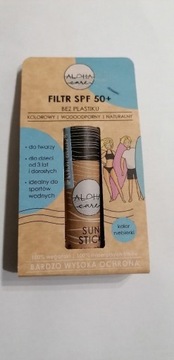 Aloha Care sztyft do twarzy spf 50 niebieski