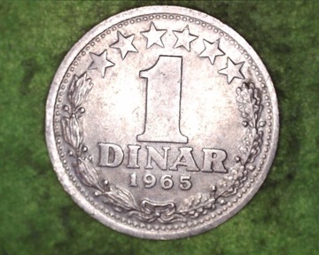 Jugosławia - 1 dinar 1965