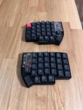 Klawiatura ergonomiczna split - LILY58 - bezprzewodowa + Gazzew Boba + DSA