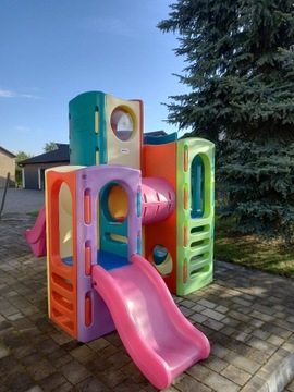 Little Tikes PLAC ZABAW Olbrzymi Domek Zjeżdżalnie