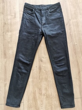 Zara spodnie, jeansy czarne M/L