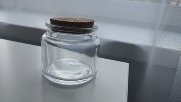 Szklane słoiki do świec przezroczyste 100 ml 2 szt