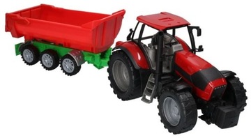 Zabawkowy traktor z przyczepą 