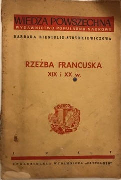 Strynkiewiczowa Rzeźba francuska XIX i XX