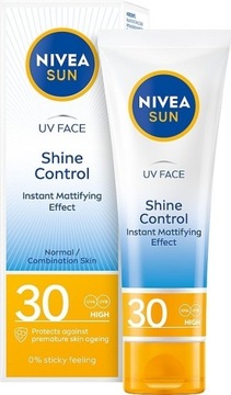 15zł Nivea Sun matujący krem do opalania twarzy filtrem SPF30 50ml