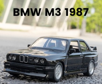 1/36 BMW M3 1987 zabawki ze stopu Model samochodu 