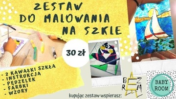 Zestaw do malowania na szkle