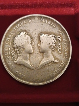 Medal 1725 Ludwik XV i Maria Leszczyńska 