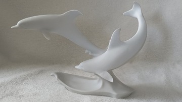 Figurka rzeźba delfiny Kaiser autor Bochmann