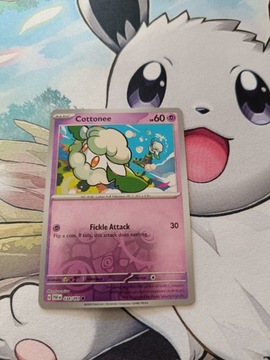 Karta Pokemon Cottone (PAF 034) - Reverse Holo 