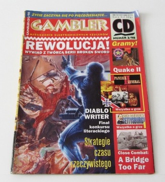 Gambler nr 2/98 | Quake 2 | Panzer General 2 | TR2