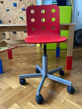 Krzesło dla dziecka IKEA JULES Obrotowe reg. wys. 