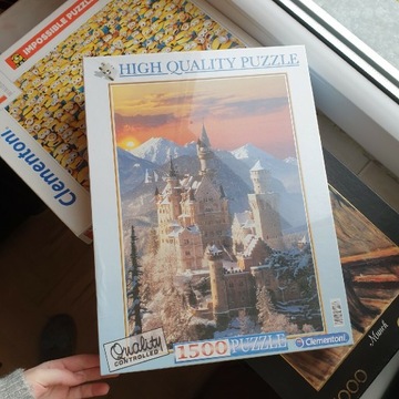 Nowe puzzle Clementoni zamek Neuschwanstein