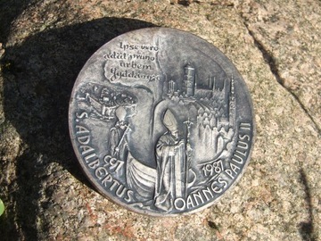 Jan Paweł II, medal, Adalbertus- Joannes Paulus II