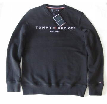 Bluza Tommy Hilfiger est. 1985 czarna_ S sale 70%