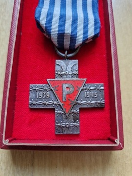 Medal Więźniom Hitlerowskich Obozów Koncentracyjnych Krzyż Oświęcimski 1945