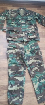 Bluza spodnie kamuflaż leśny mundur XXL
