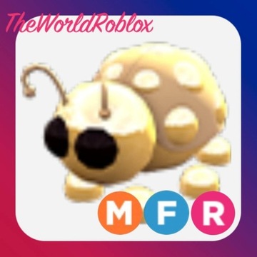 Roblox Adopt Me Golden Ladybug MFR