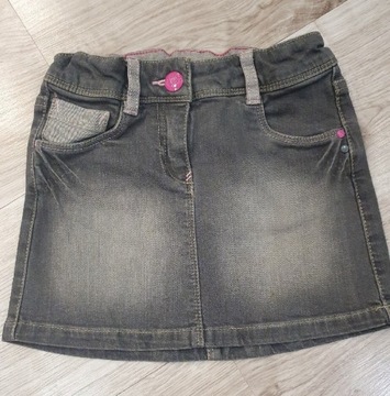 99  spódniczka Jeans jeansowa SMYK szara 104