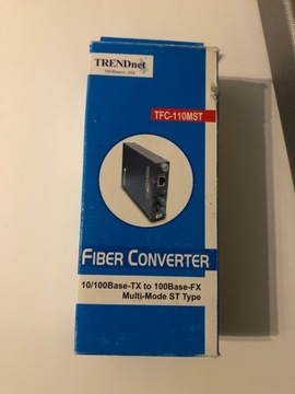 Konwerter światłowodowy TRENDnet TFC-110MST
