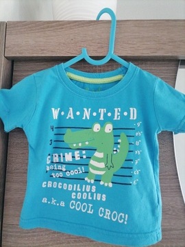 Koszulka t-shirt bawełniany roz 74 (9-12 m-cy) 