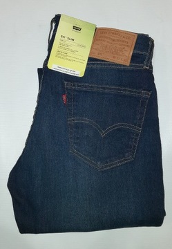 Spodnie Levis 511 Slim Fit Flex Jeans 31x30 Granat