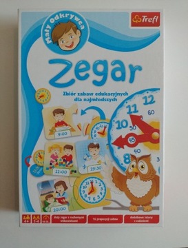 Gra Zegar zbiór zabaw eduka. dla najmłodszych 