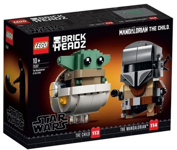 LEGO BrickHeadz 75317 - Mandalorianin i Dziecko