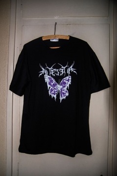 Nowa Koszulka z Motylem Fashions czarna XXXL