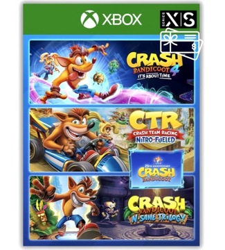 3 Pelne Gry Crash Bandicoot Crashiversary Zestaw