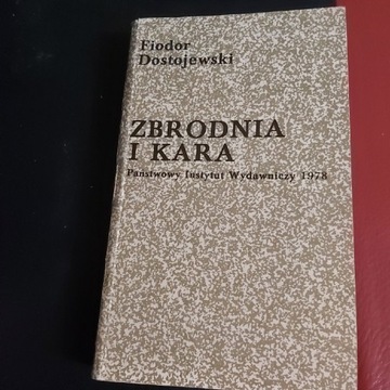 Zbrodnia i kara-Fiodor Dostojewski  wyd.1979r.