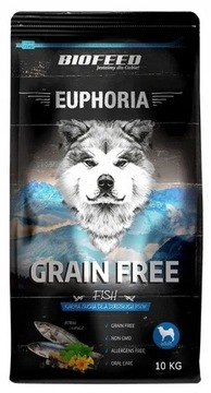 Biofeed Euphoria Grain Free Adult Ryba 10 kg.