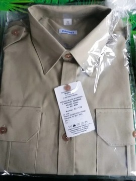 Koszula oficerska Khaki krotki rękaw 301 MON