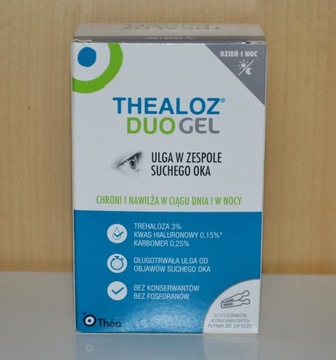 Thealoz Duo Gel Płynny Żel do oczu 30 x 0,4 g